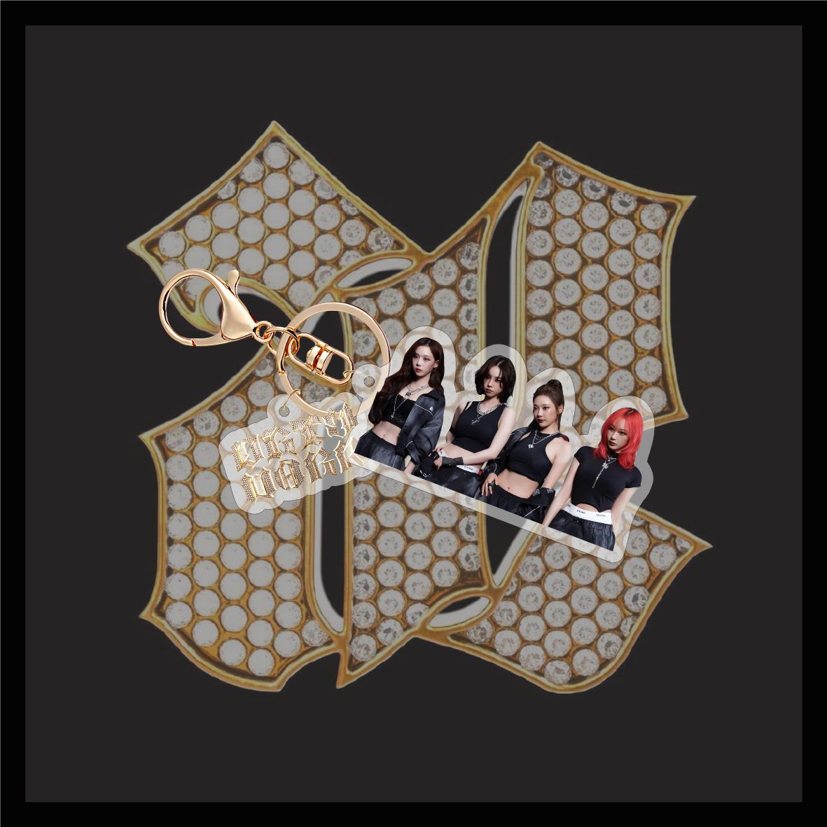Aespa Double-Sided Acrylic Keychain Bag Pendant Winter Kpop Jewelry Star Peripheral