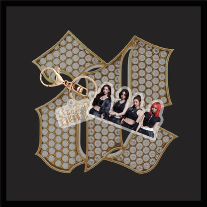 aespa Double-Sided Acrylic Keychain Bag Pendant Winter Kpop Jewelry Star Peripheral