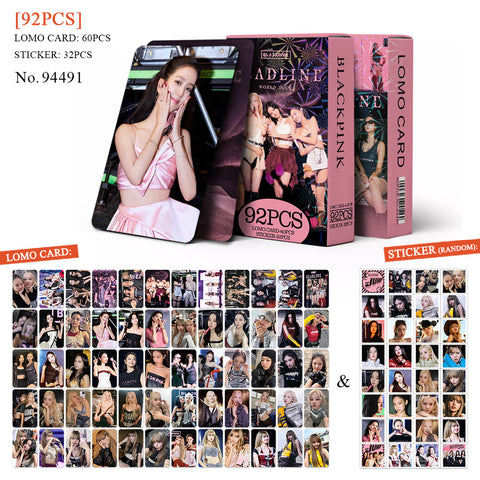 2025 Blink 92pcs Lomo photo cards & stickers for World Tour DEADLINE