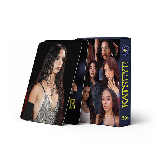 KATSEYE - 55-Piece Lomo Card Set - K-Pop Girl Group Photocard Collection