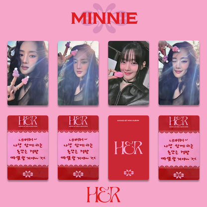 (G)I-DLE Minnie Premium Lomo Cards – K4 POB & Broadcast Special Edition