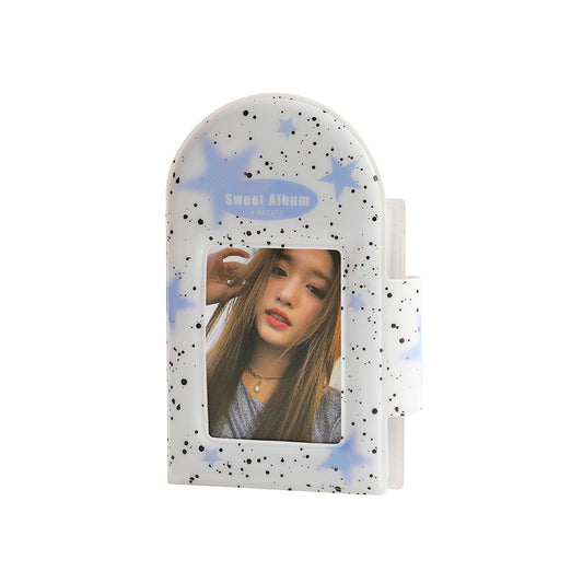 Square Hollow Photocard Binder | 3-Inch Mini Album (40 Slots)