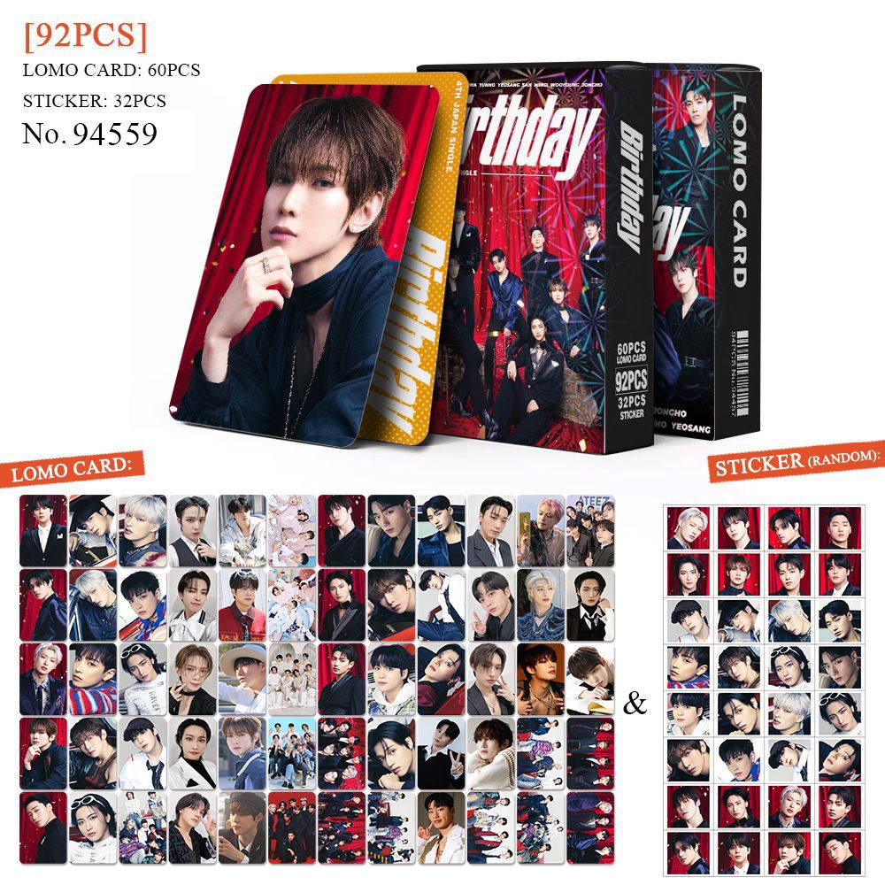 ATEEZ Birthday Collection: 92pcs Photocard & Sticker Set (Japanese Album Ed.)