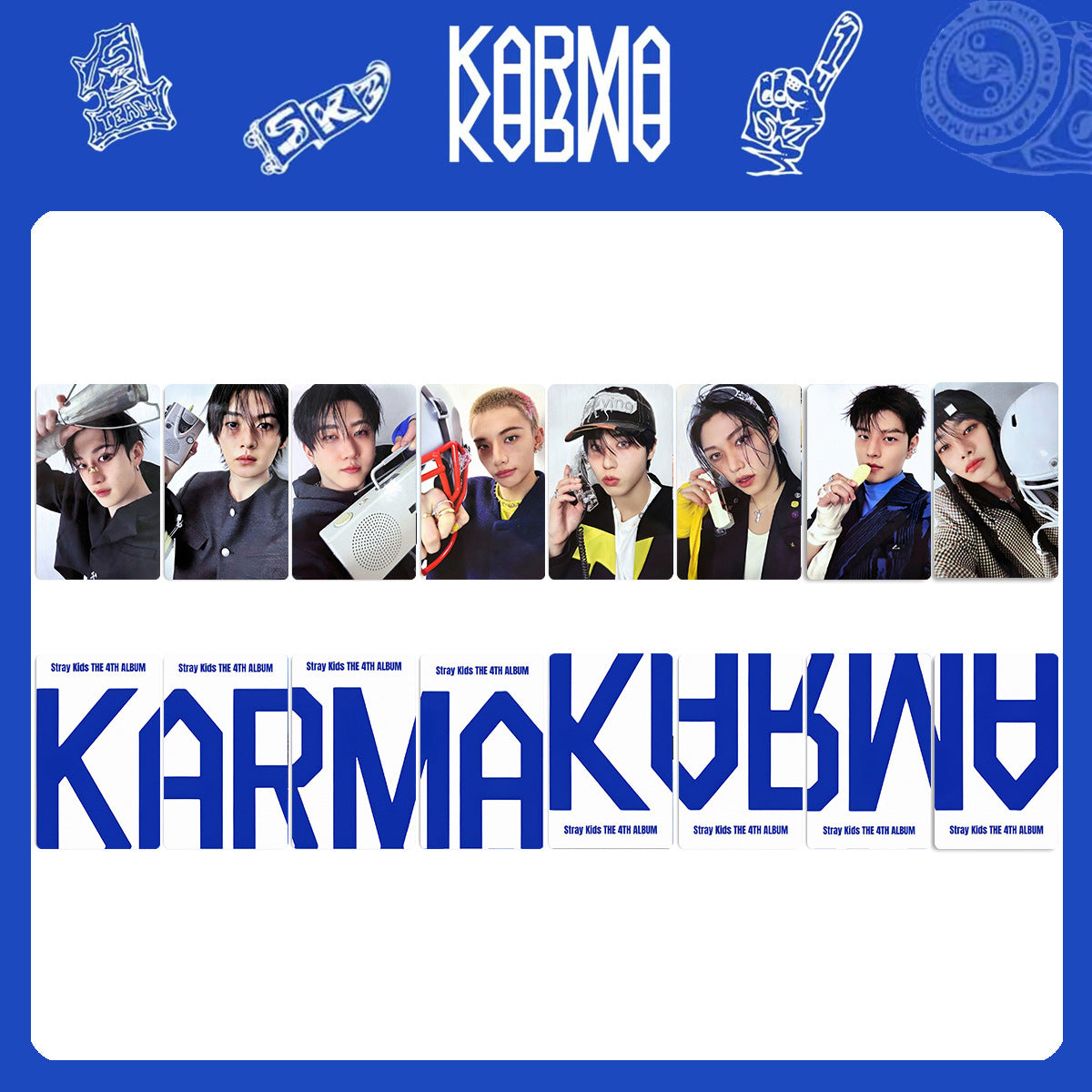 Stray Kids Karma Periphery Photo Card Limited Edition SKZ Bonus HOORAY Album Collectible