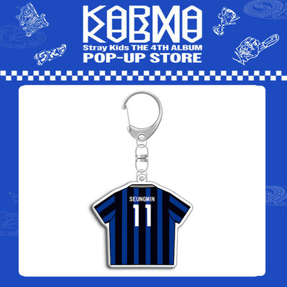 Stray Kids New Special Karma Jersey Acrylic Keychain