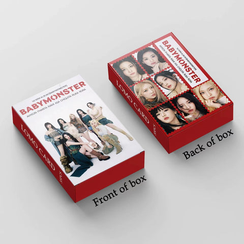 Baby Monster Kpop Star Photo Cards Lomo Style Collection