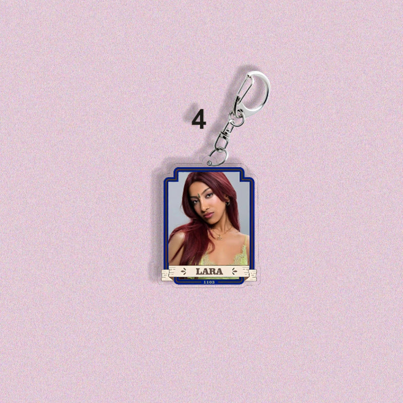 KATSEYE Keychain Unisex Stylish Trendy Fashionable Key Ring