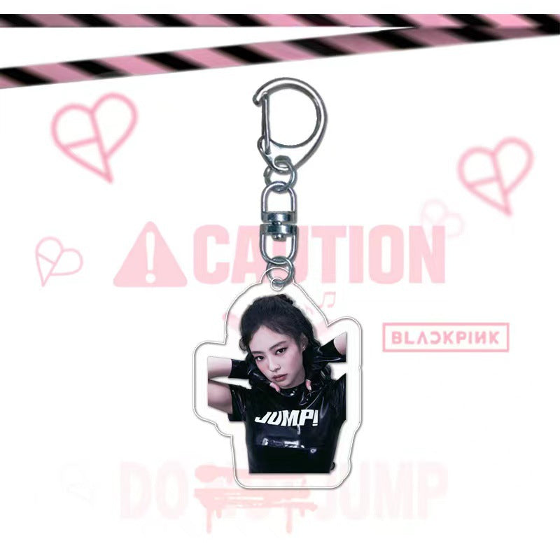 Blackpink Album Jump Peripheral Acrylic Pendant Keychain V.2