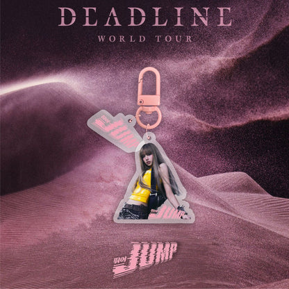2025 Blink JUMP Acrylic Keychain Pendant Kpop for DEADLINE World Tour