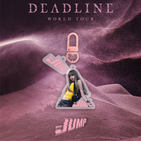 2025 Blink JUMP Acrylic Keychain Pendant Kpop for DEADLINE World Tour