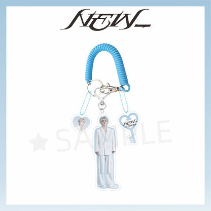 SEVENTEEN Bule Elastic Rope New Acrylic Keychain