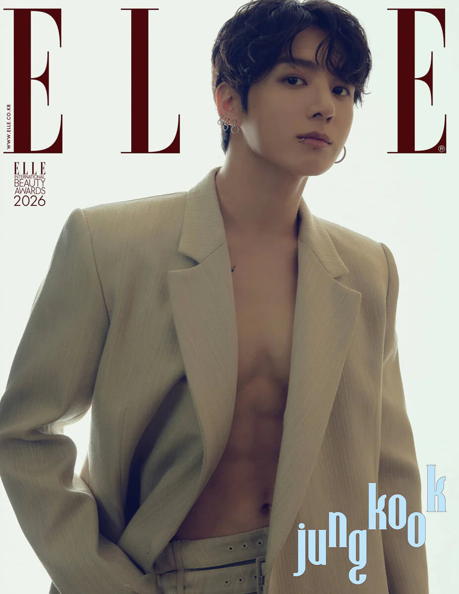 [PRE-ORDER] BTS JUNG KOOK: ELLE Korea Magazine - January 2026 Issue Cover