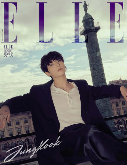 [PRE-ORDER] BTS JUNG KOOK: ELLE Korea Magazine - January 2026 Issue Cover