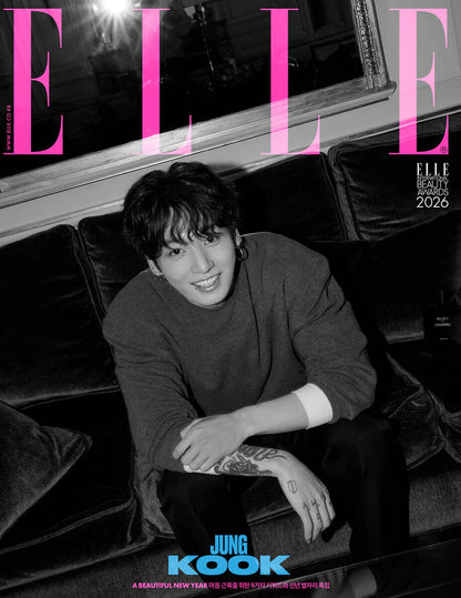 [PRE-ORDER] BTS JUNG KOOK: ELLE Korea Magazine - January 2026 Issue Cover