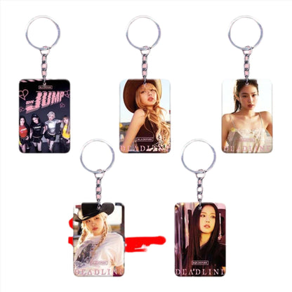 Blackpink JUMP Acrylic Card Support Keychain