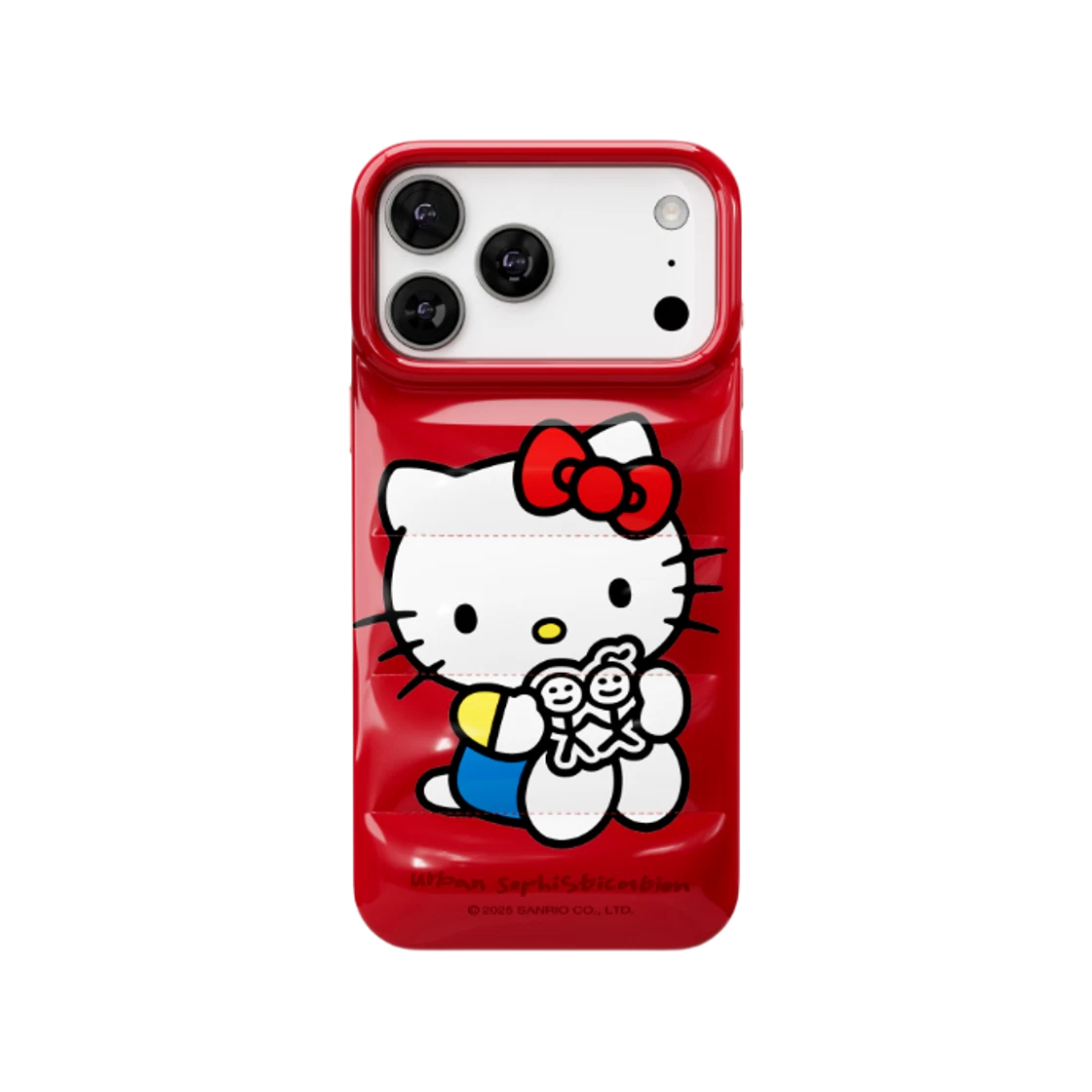 [Pre-Order] Jisoo Pick Helllo Kitty Puffer Case - Urban Sophistication X Sanrio