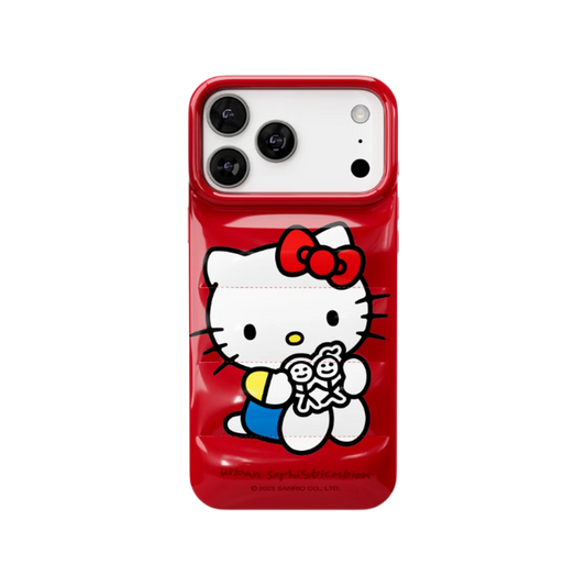 [Pre-Order] Jisoo Pick Helllo Kitty Puffer Case - Urban Sophistication X Sanrio