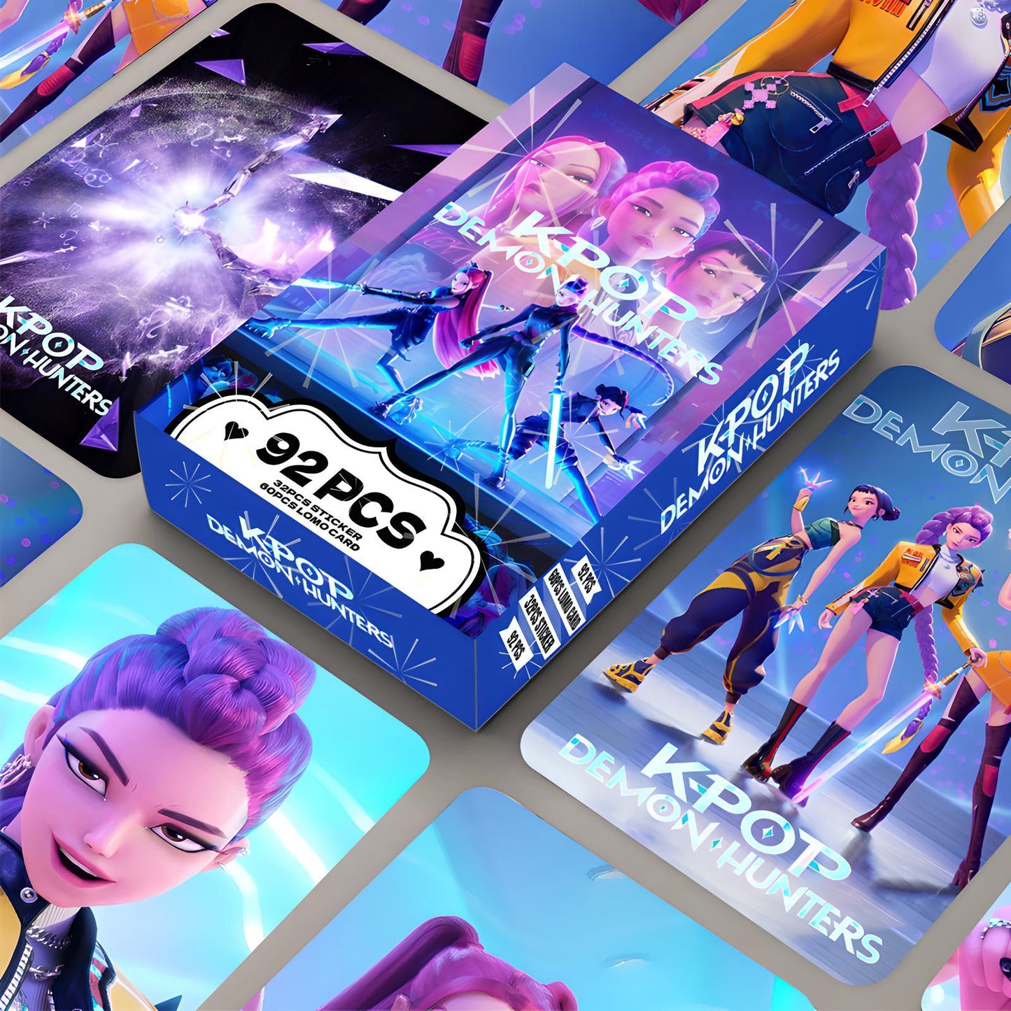 Demon Hunters-Witch Hunt Anime Collection: 92 High-Definition Double-Sided Lomo Cards & Photo Prints