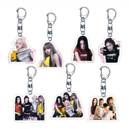 Blackpink Album Jump Peripheral Acrylic Pendant Keychain V.2