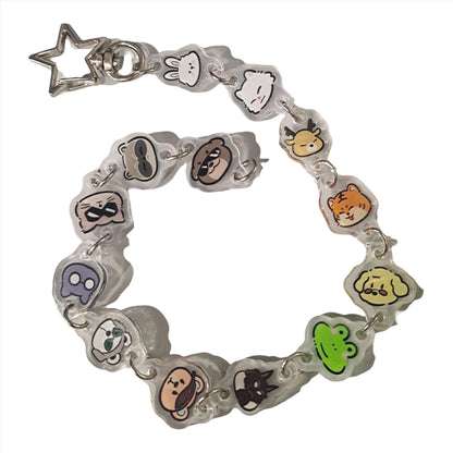 SEVENTEEN Carat Bracelet Keychain | Acrylic Star Pendant & Charm