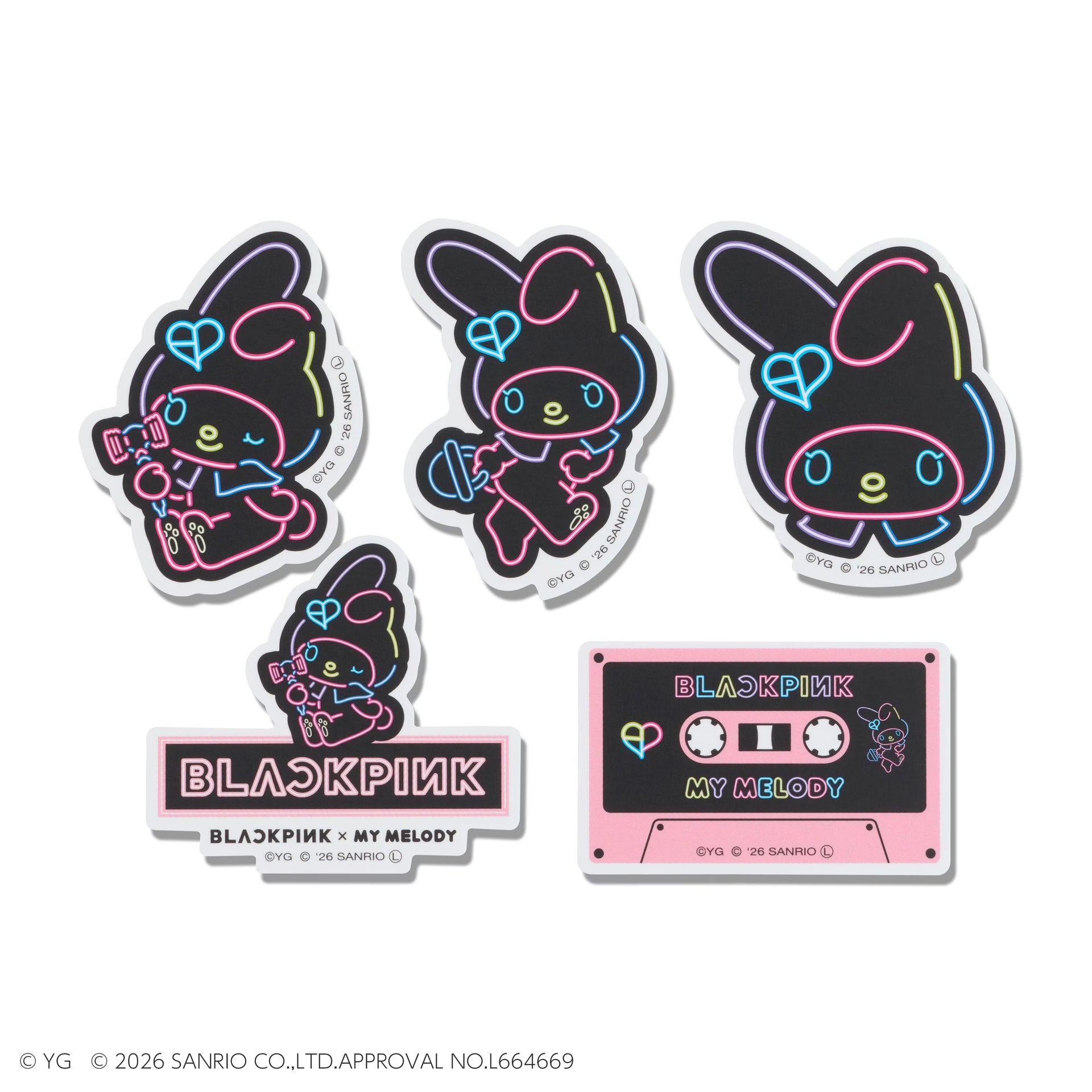 BLACKPINK × My Melody 2点セット おまけ付き PRE-ORDER] BLACKPINK x My Melody Small Collection (Tokyo Limited