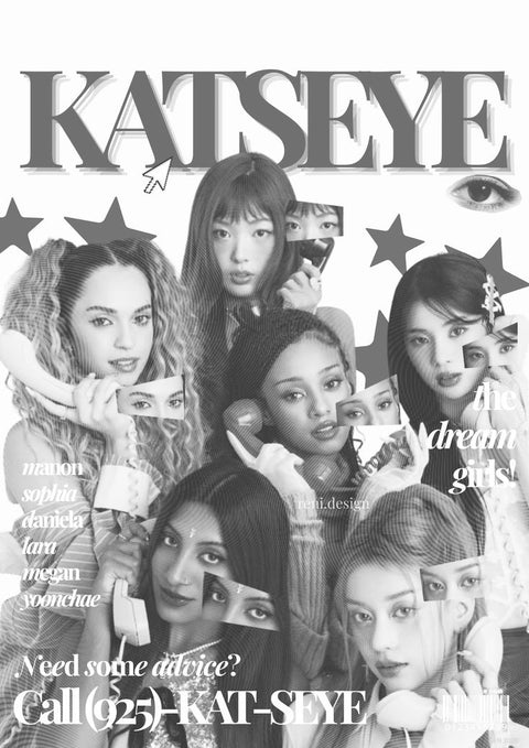 2025 KATSEYE 3D Holographic Poster